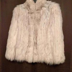 Blue Fox Fur Coat